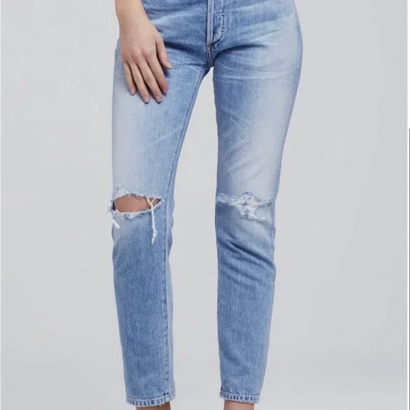 High Rise Classic Fit Women Jeans - Light Blue - Picture 2 of 5